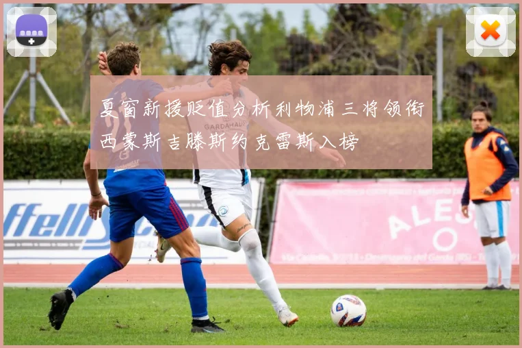 夏窗新援贬值分析利物浦三将领衔西蒙斯吉滕斯约克雷斯入榜